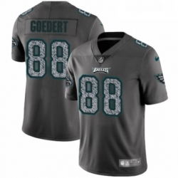 Mens Nike Philadelphia Eagles 88 Dallas Goedert Gray Static Vapor Untouchable Limited NFL Jersey