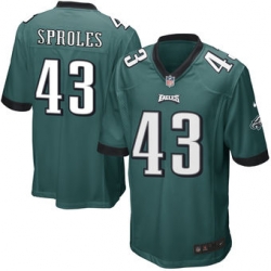 Mens Philadelphia Eagles Darren Sproles Nike Green Alternate Game Jersey