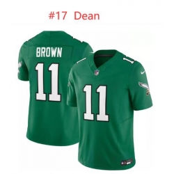 Men's Philadelphia Eagles Nakobe Dean #17 Nike Kelly Green Alternate Game Jersey