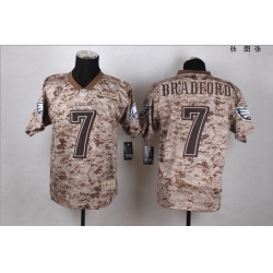 NEW Philadelphia Eagles #7 Sam Bradford Camo Men NFL New Elite Jersey