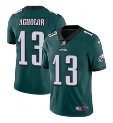 Nike Eagles #13 Nelson Agholor Midnight Green Team Color Mens Stitched NFL Vapor Untouchable Limited Jersey