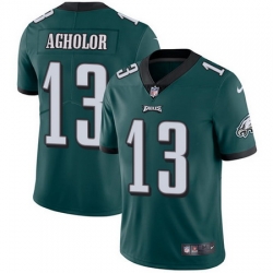 Nike Eagles #13 Nelson Agholor Midnight Green Team Color Mens Stitched NFL Vapor Untouchable Limited Jersey