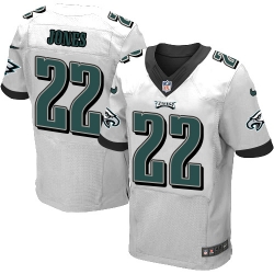 Nike Eagles #22 Sidney Jones White Mens Stitched NFL New Elite Jersey