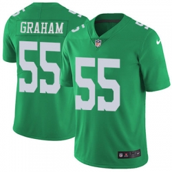 Nike Eagles #55 Brandon Graham Green Mens Stitched NFL Limited Rush Jersey