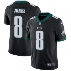 Nike Eagles #8 Donnie Jones Black Alternate Mens Stitched NFL Vapor Untouchable Limited Jersey