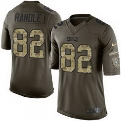 Nike Eagles #82 Rueben Randle Green Mens Stitched NFL Limited Salute to Service Jersey