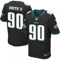 Nike Eagles #90 Marcus Smith II Black Alternate Mens Stitched NFL Elite Jersey