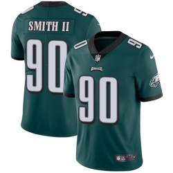 Nike Eagles #90 Marcus Smith II Midnight Green Team Color Mens Stitched NFL Vapor Untouchable Limited Jersey