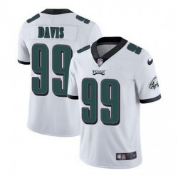 Nike Eagles 99 Jordan Davis White 2022 NFL Draft Vapor Untouchable Limited Jerse