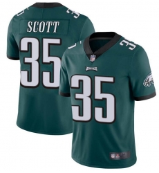 Nike Philadelphia Eagles 35 Boston Scott Green Vapor Untouchable Limited Jersey