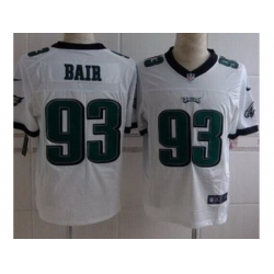 Nike Philadelphia Eagles 93 Brandon Bair White Elite NFL Jersey