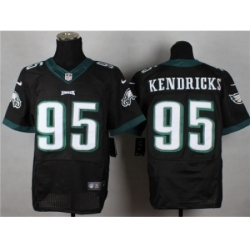 Nike philadelphia eagles 95 Mychal Kendricks black Elite NFL Jersey