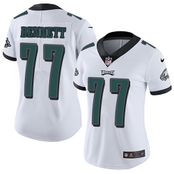 Nike Eagles #77 Michael Bennett White Womens Stitched NFL Vapor Untouchable Limited Jersey