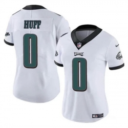 Women Philadelphia Eagles 0 Bryce Huff White Vapor Untouchable Limited Stitched Football Jersey