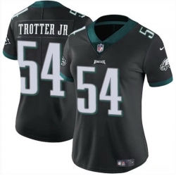 Women Philadelphia Eagles 54 Jeremiah Trotter Jr Black 2024 Draft Vapor Untouchable Limited Stitched Football Jersey