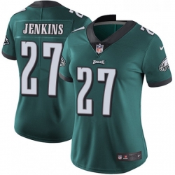 Womens Nike Philadelphia Eagles 27 Malcolm Jenkins Midnight Green Team Color Vapor Untouchable Limited Player NFL Jersey