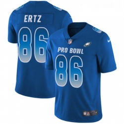 Womens Nike Philadelphia Eagles 86 Zach Ertz Limited Royal Blue 2018 Pro Bowl NFL Jersey