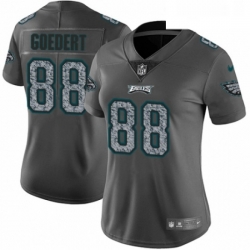 Womens Nike Philadelphia Eagles 88 Dallas Goedert Gray Static Vapor Untouchable Limited NFL Jersey