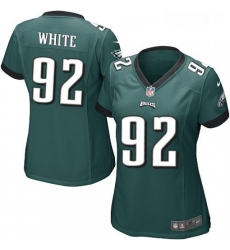 Womens Nike Philadelphia Eagles 92 Reggie White Game Midnight Green Team Color NFL Jersey