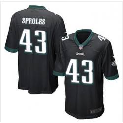 Youth NEW Eagles #43 Darren Sproles Black Alternate Stitched NFL New Elite Jersey