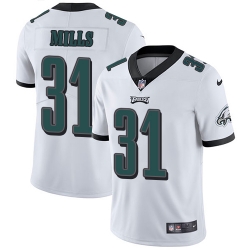 Youth Nike Eagles #31 Jalen Mills White Stitched NFL Vapor Untouchable Limited Jersey