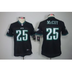 Youth Nike Philadelphia Eagles 25# LeSean McCoy Black Color[Youth Limited Jerseys]