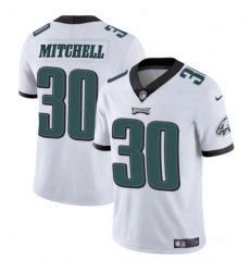 Youth Philadelphia Eagles 30 Quinyon Mitchell White 2024 Draft Vapor Untouchable Limited Stitched Football Jersey