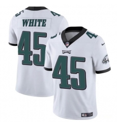 Youth Philadelphia Eagles 45 Devin White White Vapor Untouchable Limited Stitched Football Jersey