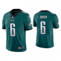 Youth Philadelphia Eagles 6 DeVonta Smith Green Vapor Untouchable Limited Stitched Football Jersey 