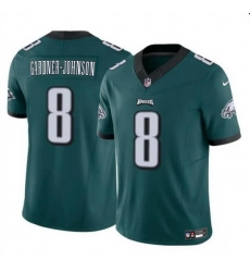 Youth Philadelphia Eagles 8 Chauncey Gardner Johnson Green 2024 F U S E Vapor Untouchable Limited Stitched Football Jersey