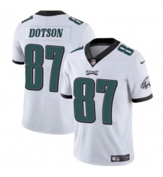 Youth Philadelphia Eagles 87 Jahan Dotson White Vapor Untouchable Limited Stitched Football Jersey