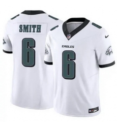 Youth Philadelphia Eagles DeVonta Smith #6 White F U S E Stitched NFL Jersey