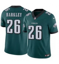 Youth Philadelphia Eagles Saquon Barkley #26 Green F U S E Limited Stitched Football Jersey