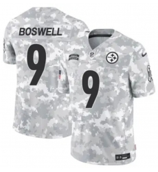 Men Chris Boswell Vapor Limited 2024 Salute to Service Arctic Camo Stitched NFL jersey