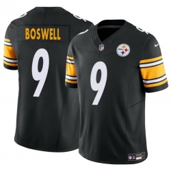 Men Pittsburgh Steelers 9 Chris Boswell Black 2024 F U S E  Vapor Untouchable Limited Stitched Jersey