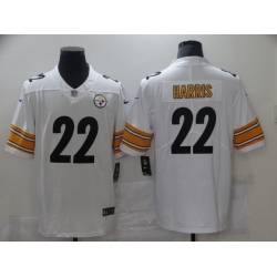 Nike Pittsburgh Steelers 22 Najee Harris White 2021 NFL Draft Vapor Untouchable Limited Jersey