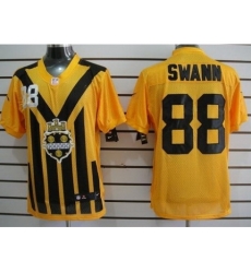 Nike Pittsburgh Steelers 88 Lynn Swann Yellow Elite 1933s Throwback NFL Jersey