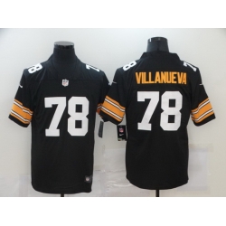 Nike Steelers 78 Alejandro Villanueva Black Alternate Vapor Untouchable Limited Jersey