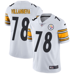 Nike Steelers #78 Alejandro Villanueva White Mens Stitched NFL Vapor Untouchable Limited Jersey