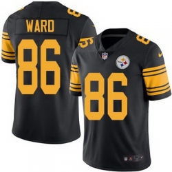 Nike Steelers #86 Hines Ward Black Mens Stitched NFL Limited Rush Jersey