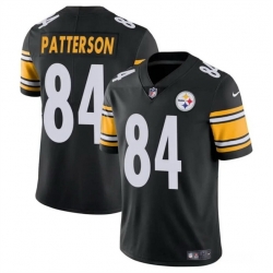Women Pittsburgh Steelers 84 Cordarrelle Patterson Black Vapor Stitched Football Jersey