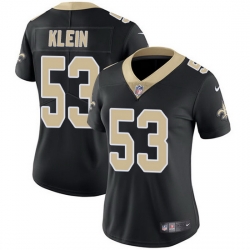 Womens Nike Steelers #53 A.J. Klein Black Vapor Untouchable Limited Jersey