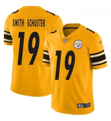 Steelers #19 JuJu Smith Schuster Gold Youth Stitched Football Limited Inverted Legend Jersey