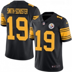 Youth Nike Pittsburgh Steelers 19 JuJu Smith Schuster Limited Black Rush Vapor Untouchable NFL Jersey