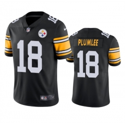 Youth Pittsburgh Steelers 18 John Rhys Plumlee Black Alternate Vapor Untouchable Limited Stitched Jersey
