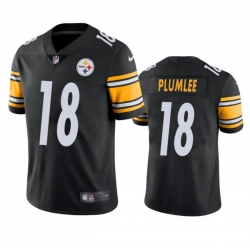 Youth Pittsburgh Steelers 18 John Rhys Plumlee Black Vapor Untouchable Limited Stitched Jersey