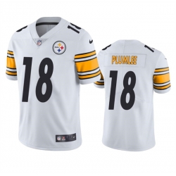Youth Pittsburgh Steelers 18 John Rhys Plumlee White Vapor Untouchable Limited Stitched Jersey