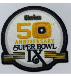 Youth Steelers 50th Anniversary Patch Biaog