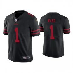 Men San Francisco 49ers 1 Jimmie Ward Black Vapor limited Jersey