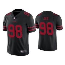 Men San Francisco 49ers 98 Arden Key Black Vapor Limited Jersey